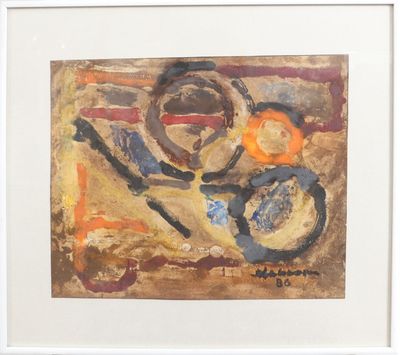 Flix Hulsemann (1915-2012) Huile sur papier signe en bas …