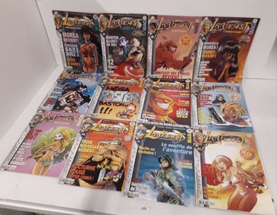 beaucoup de bandes dessinées posées sur une table blanche