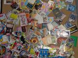 many different types of cards on the table