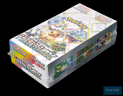 La boîte contient toute une série de cartes à collectionner Pokémon.