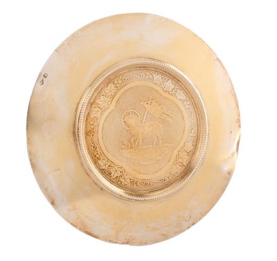 PATENE en vermeil, poinçon Minerve 1er Titre entre 1890 et 1939 par DE - Photo 1