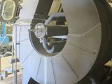 a large machine that is inside of a building