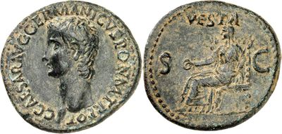 a silver coin with an image of a man on a horse