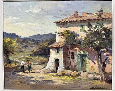 Henri PERROT (1896-1976) Paysage du Rouergue (Aveyron) au vi… - Photo 1