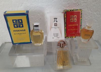 GIVENCHY lot de 3 miniatures (givenchy edt 5ml + amarige edt…