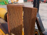 a close up of a fork on a forklift