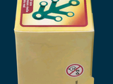 a box with a pair of scissors inside of it