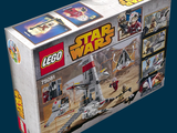 a box with a lego star wars set inside of it