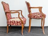 two wooden chairs with upholstered upholstered upholstered upholstered upholstered upholstered upholstered upholstered