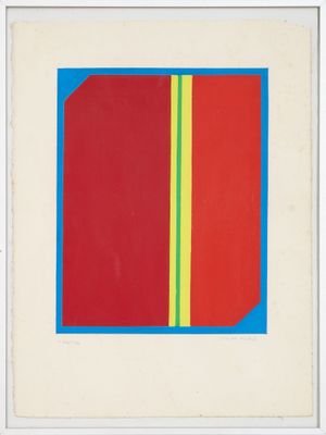 Yvon Mutrel (né en 1944) Composition abstraite Gouache sur p…