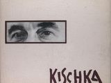 an old book with a picture of a man ' s eyes and the word kishka written on it