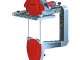 two red and blue machines on a white background with a white background
