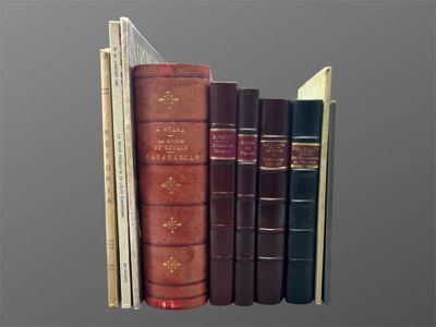 beaucoup de livres qui traînent sur une étagère