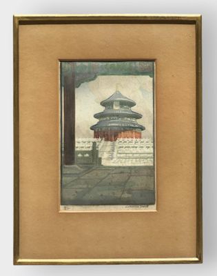 Katharine JOWETT (1890-c.1965) Temple of heaven - Pekin