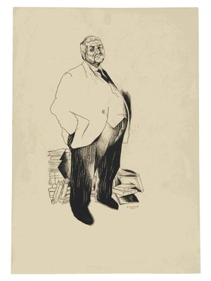 GEORGES ANNENKOV (1889–1974) Portrait de Pavel Eliseevich Sh…