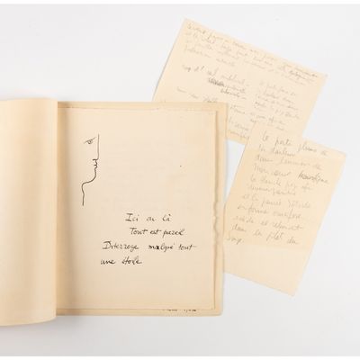 MANUSCRIT. — COCTEAU (Jean). Ens. de 11 feuillets in folio, …