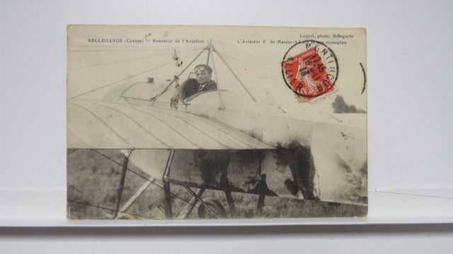 Bellegarde-en-Marche : Souvenir de l’Aviation. L’Aviateur de Marm...