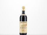 a bottle of red wine sitting on top of a table