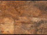 a piece of wood that has been cut in half