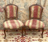 Paire de chaises à dossier cabriolet d'époque Louis XV en bo…
