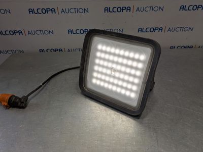 a close up of a light that is on a table