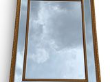a picture of a picture of a sky in a mirror
