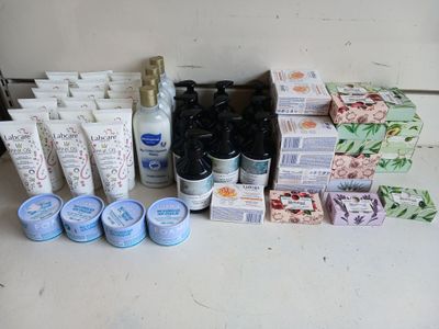 many different types of skin care products on the counter