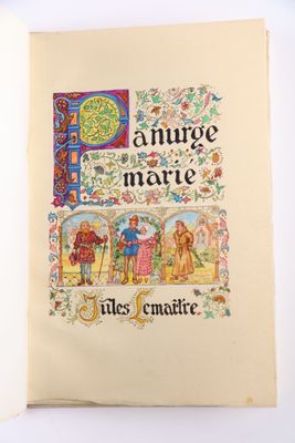 [MANUSCRIT]. LEMAITRE (Jules). Panurge marié. Vers 1910. - Photo 1