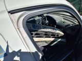 a picture of a car with a license plate in the window