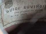 a close up of a shoe with a label on it