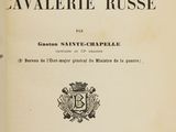 an old book with a black and white image of a coat of arms
