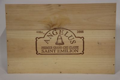 6 Bout. Angelus (Saint Emilion) - 2008. Caisse Bois - Photo 1