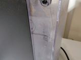 a close up of a metal object on a table