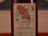 a bottle of wine with a map on the label