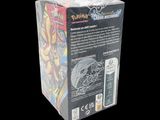 the back of a box with a picture of a pokemon figure inside of it