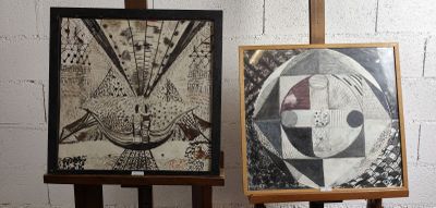 René MAINARD-BOUISSON (1939 - 2018) : "Composition".