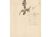 le dessin d'un serpent sur une feuille de papier comportant des inscriptions