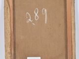 an old picture of a picture of a number on a piece of cardboard