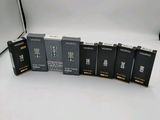 a lot of boxes that are lined up on a table