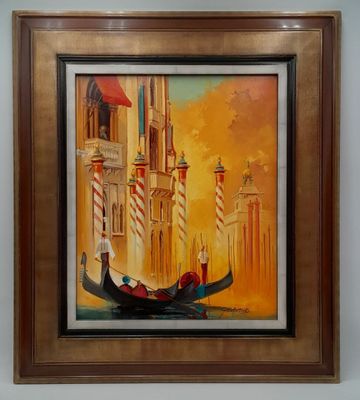 Georges COROMINAS (1976). Les Palines. Huile sur toile signé…