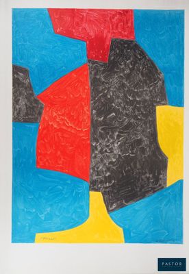 an image of a picture of a painting of a man with a red hat