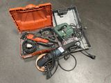 many tools that are laying out on the floor