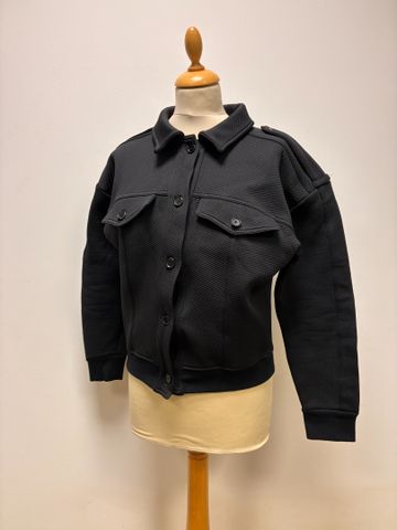 LOUIS VUITTON UNIFORMS : veste en laine et polyamide noir, taille...