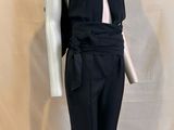an image of a mannequin wearing a black jumpsuit