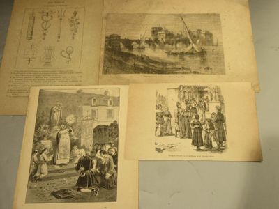 Lot D'Illustrations .3 - 5 Euro
