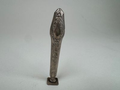 Sceau à cacheter en argent repoussé 950/1000 à décor de rinc… - Photo 1