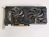 a close up of a video card with two fans