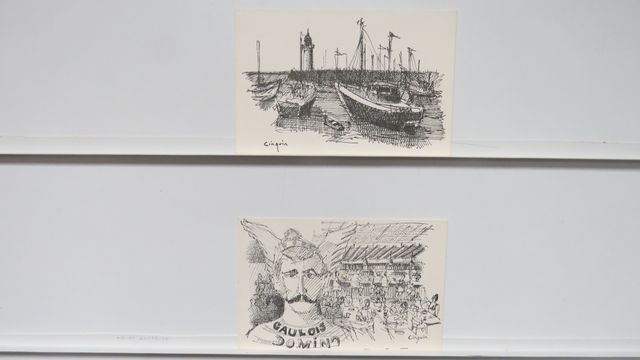 Divers : Lot de 2 cartes postales de Jacques Cinquin :- Ile d’Olé...