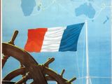 une image représentant une affiche sur laquelle figure un bateau arborant un drapeau