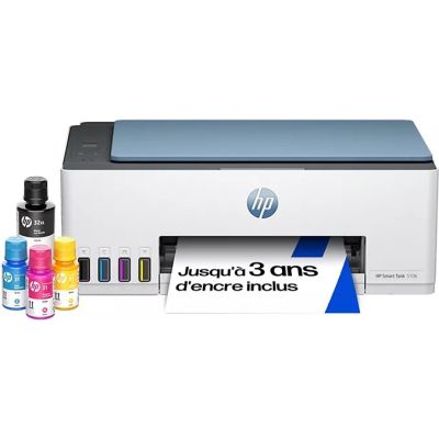 Imprimante HP Deskjet avec cartouches d'encre et cartouches